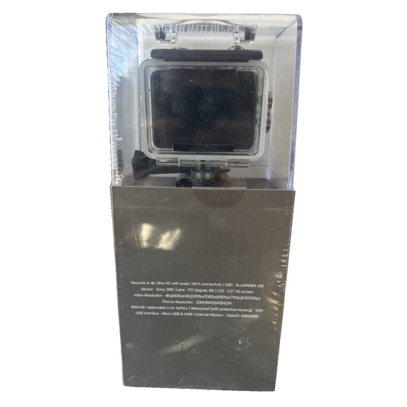 SCHULTZ TITAN 4K Waterproof Action Camera Ultra HD w/Audio New Sealed in Box - Picture 2 of 5